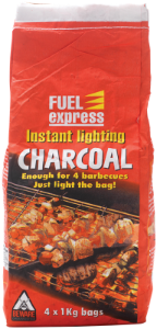 Charcoal Instant Light 4x1Kg Bags