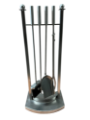 Companion Set Modern 5 Pce. Sat. Nickel